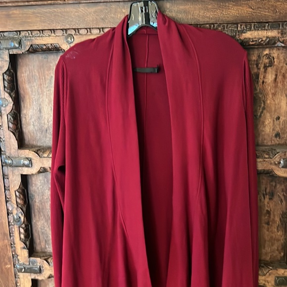 Donna Karen Collection asymmetrical Cardigan. - Picture 6 of 8